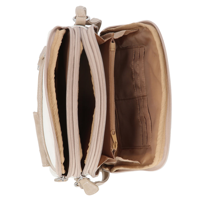 North South Zip Around Crossbody Bag