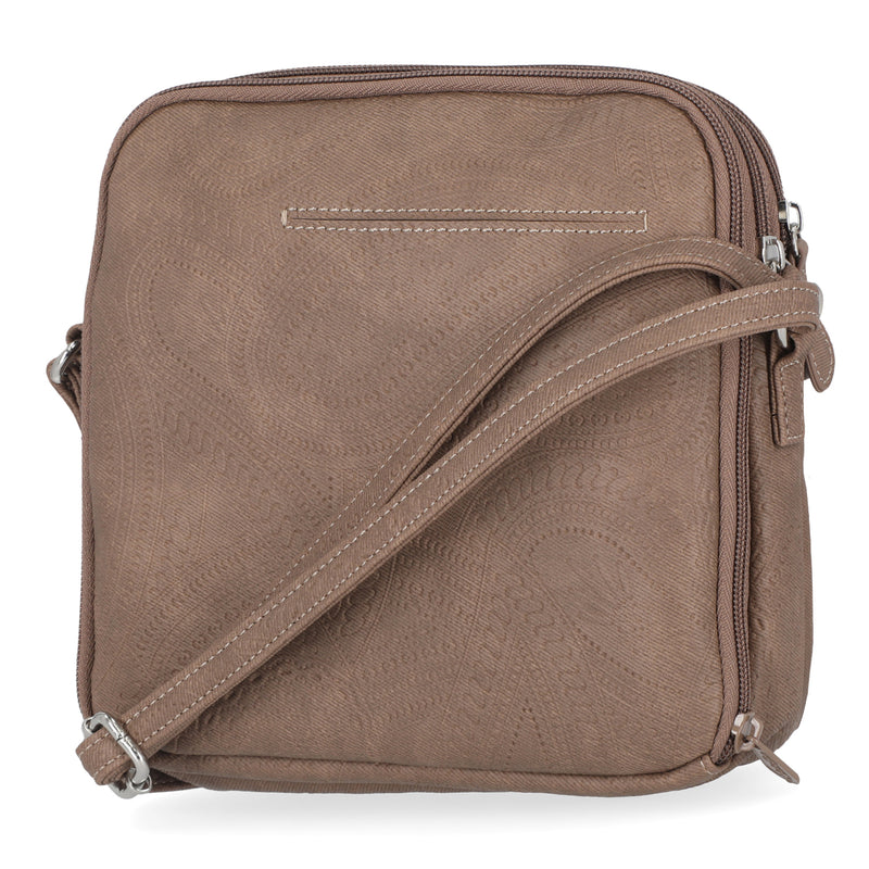 MultiSac Women's North South Mini Zip Around Crossbody Bag