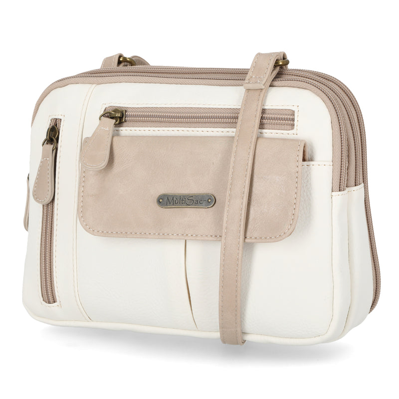 Zippy Triple Compartment Crossbody Bag