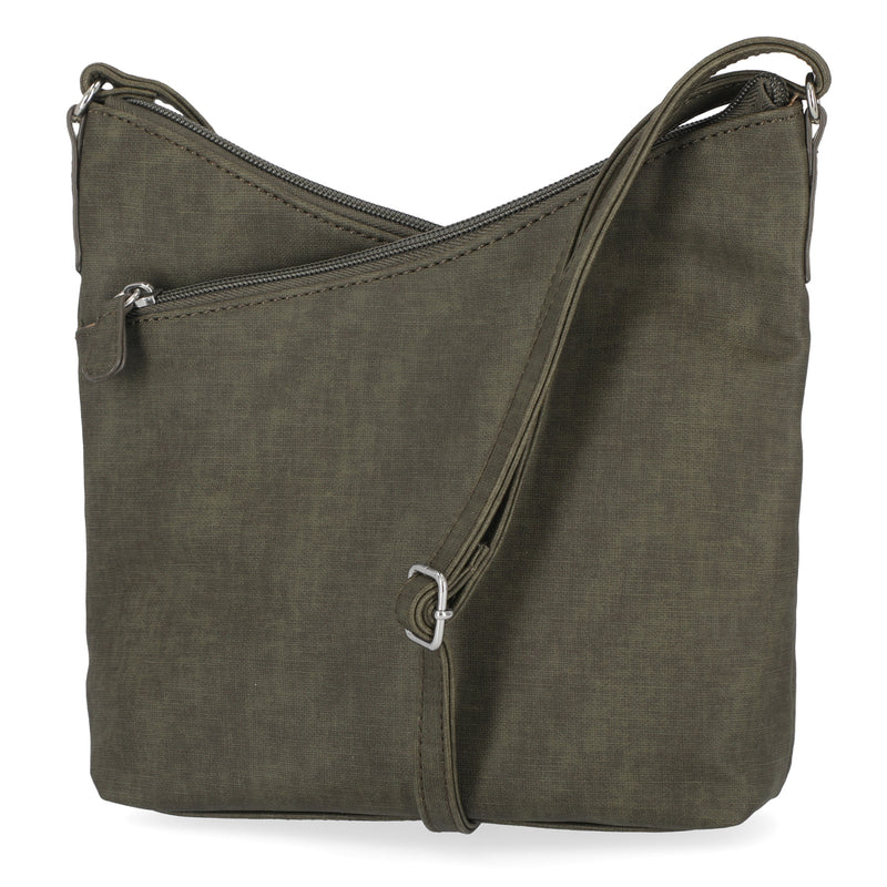 Green Canvas Shoulder Tote Bag Crossbody Purse Large Pockets Messenger Hobo  Bag