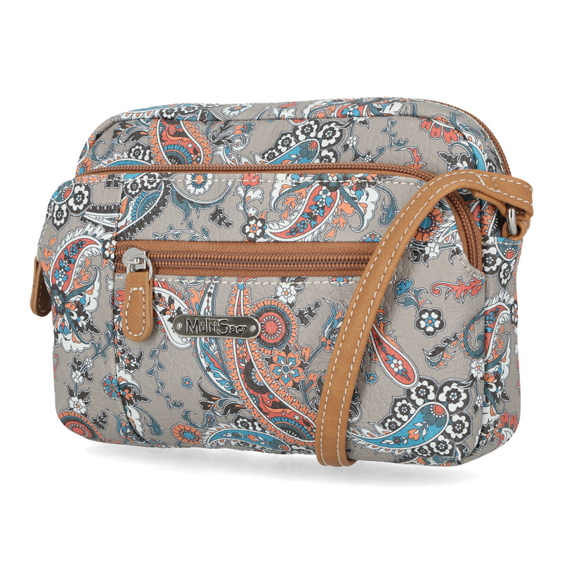 Mini Dynamic Crossbody Bag - Women's Crossbody Bags - MultiSac Handbags - Organizer Bags - Multiple Pockets - bronwyn PRINT