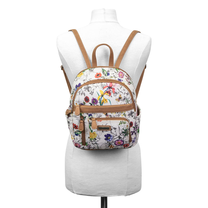 Adele Backpack - Women's Backpacks - MultiSac Handbags - Organizer Backpack -  vienna fl/hazelnut 