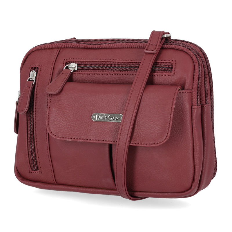 Zippy Triple Compartment Crossbody Bag