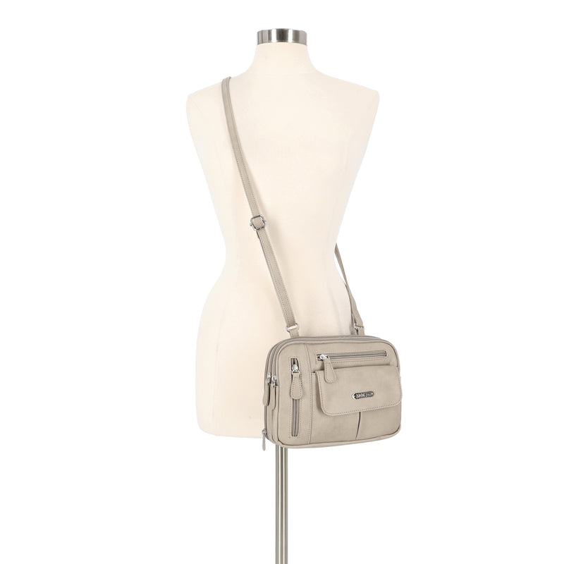 Calvin Klein, Bags, Calvin Kline Crossbody Bag White And Beige With Long  Adjustable Strap 3