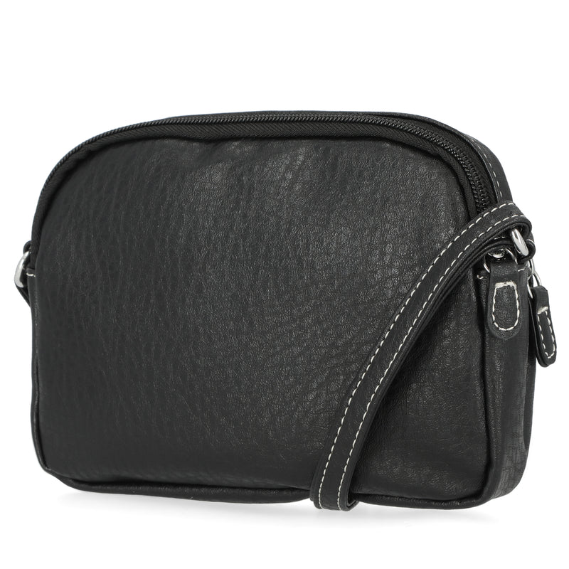 Mini Dynamic Crossbody Bag - Women's Crossbody Bags - MultiSac Handbags - Organizer Bags - Multiple Pockets -  black austin