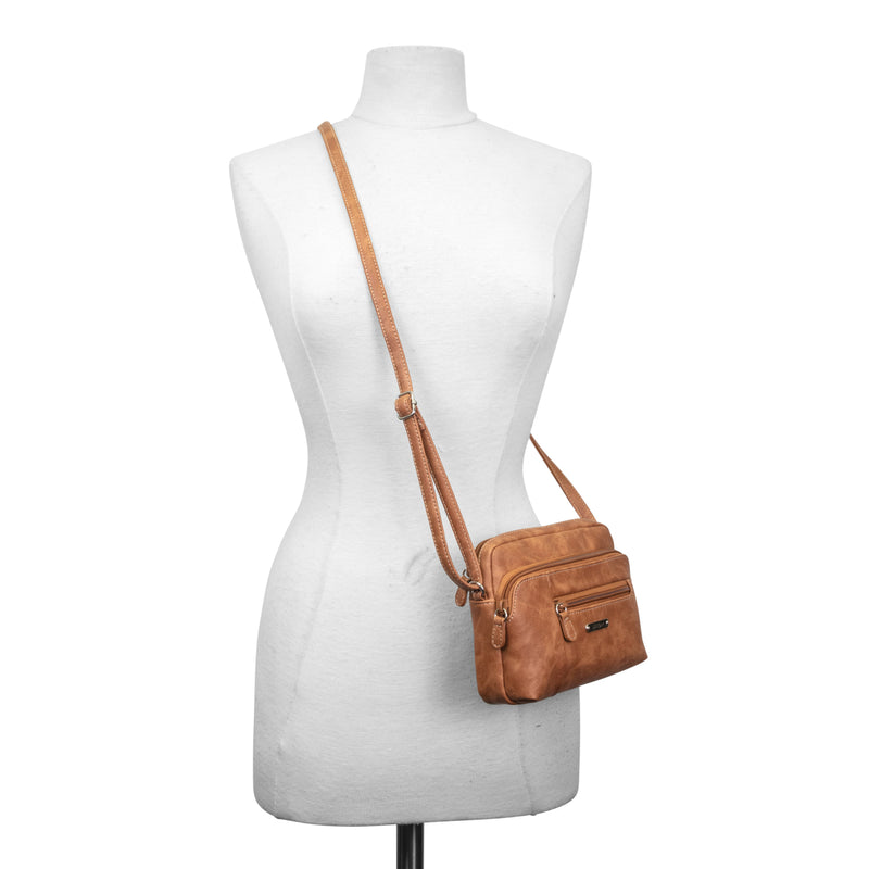 Women's MultiSac Mini Crossbody Bag Purse 7,5x7,5