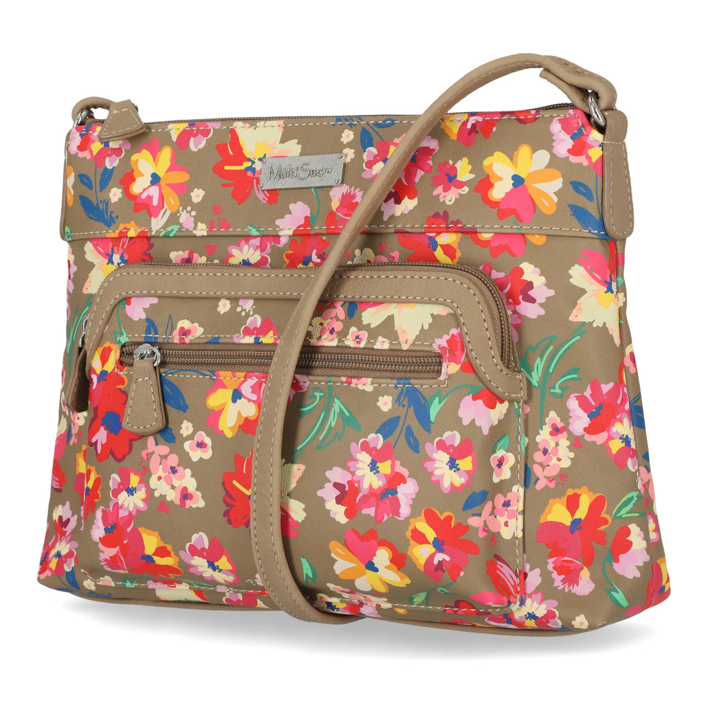 MultiSac 💕 Crossbody Bag 💐 Print floral MultiSac hace bolsos